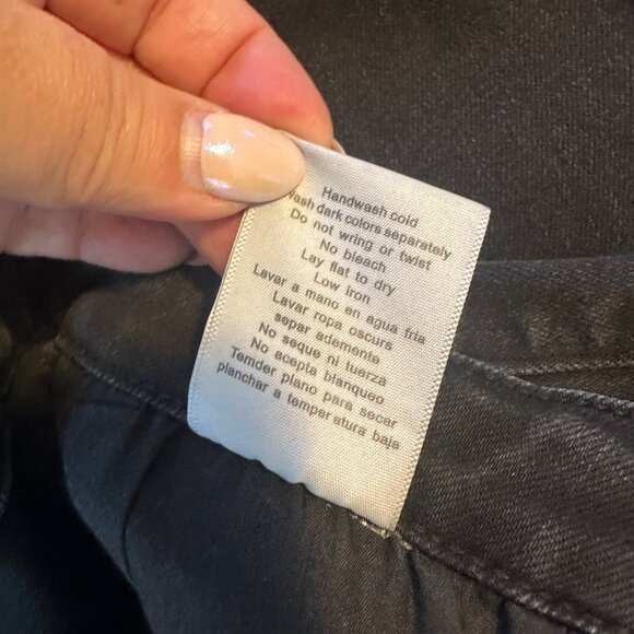 Judy Blue 90's Washed Black High Waist Straight Leg Jeans 13/31 Petite - Picture 12 of 15